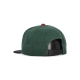 cappellino visiera piatta uomo collegiate arch snapback GREEN