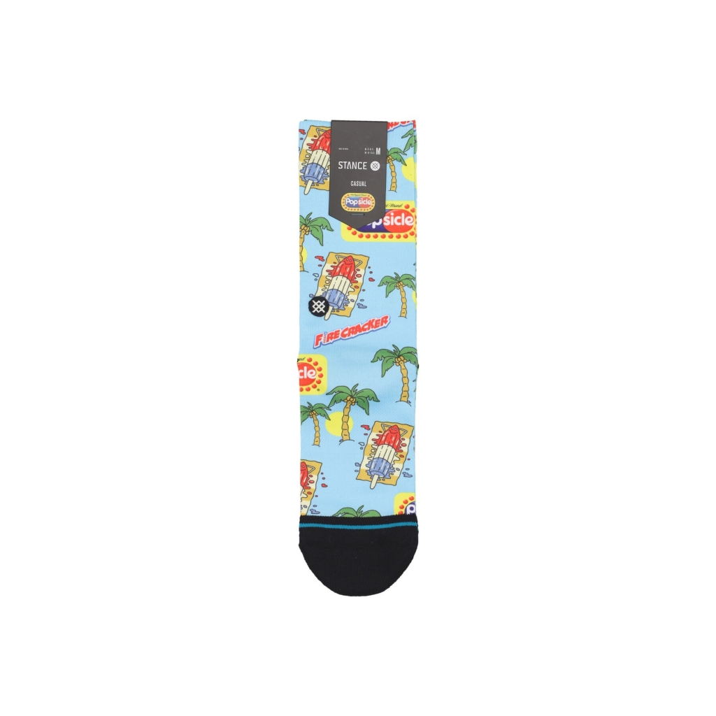 calza media uomo pops crew x popsicle LIGHT BLUE