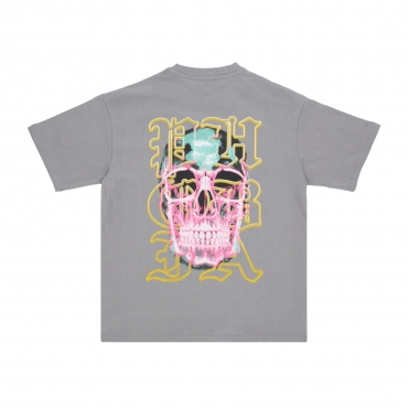 maglietta uomo skull print tee GREY