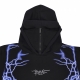 felpa leggera cappuccio uomo new lightning balaclava hoodie BLACK/BLUE