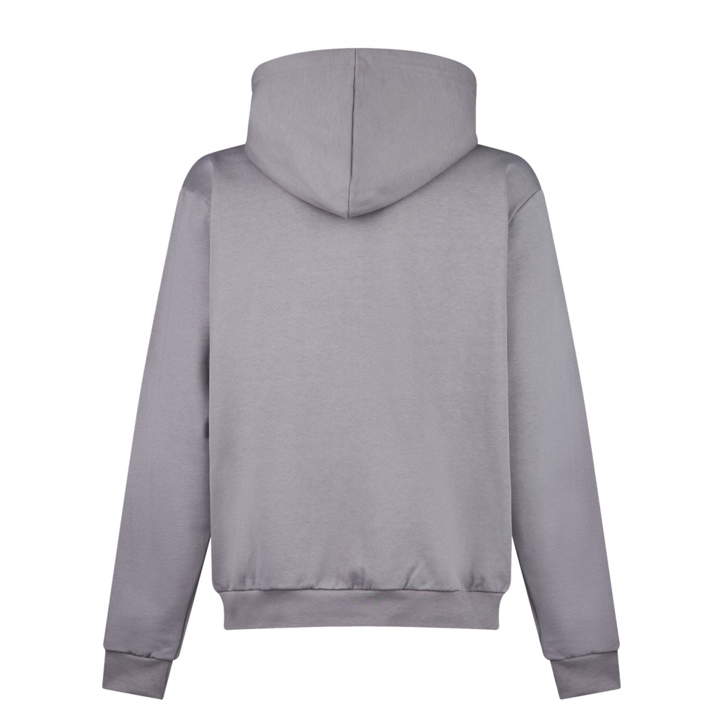 felpa leggera cappuccio uomo embroidery lightning hoodie GREY/WHITE