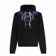 felpa leggera cappuccio uomo lightning hoodie BLACK/BLUE/GREY