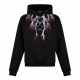 felpa leggera cappuccio uomo lightning hoodie BLACK/PURPLE/GREY