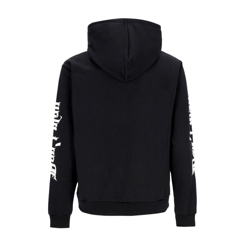 felpa leggera cappuccio uomo phobia print hoodie x emis killa BLACK