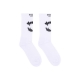 calza media uomo mouth print socks WHITE/BLACK