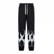 pantalone tuta leggero uomo flames pants BLACK/WHITE