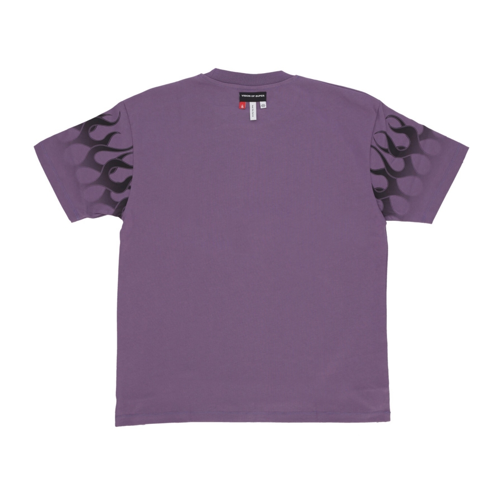 maglietta uomo flames tee PURPLE/BLACK