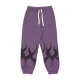 pantalone tuta leggero uomo flames pants PURPLE/BLACK