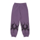 pantalone tuta leggero uomo flames pants PURPLE/BLACK