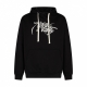 felpa leggera cappuccio uomo rock mather hoodie BLACK