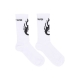 calza media uomo fire logo socks WHITE/BLACK