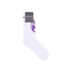 calza media uomo fire logo socks WHITE/PURPLE