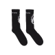 calza media uomo fire logo socks BLACK/WHITE