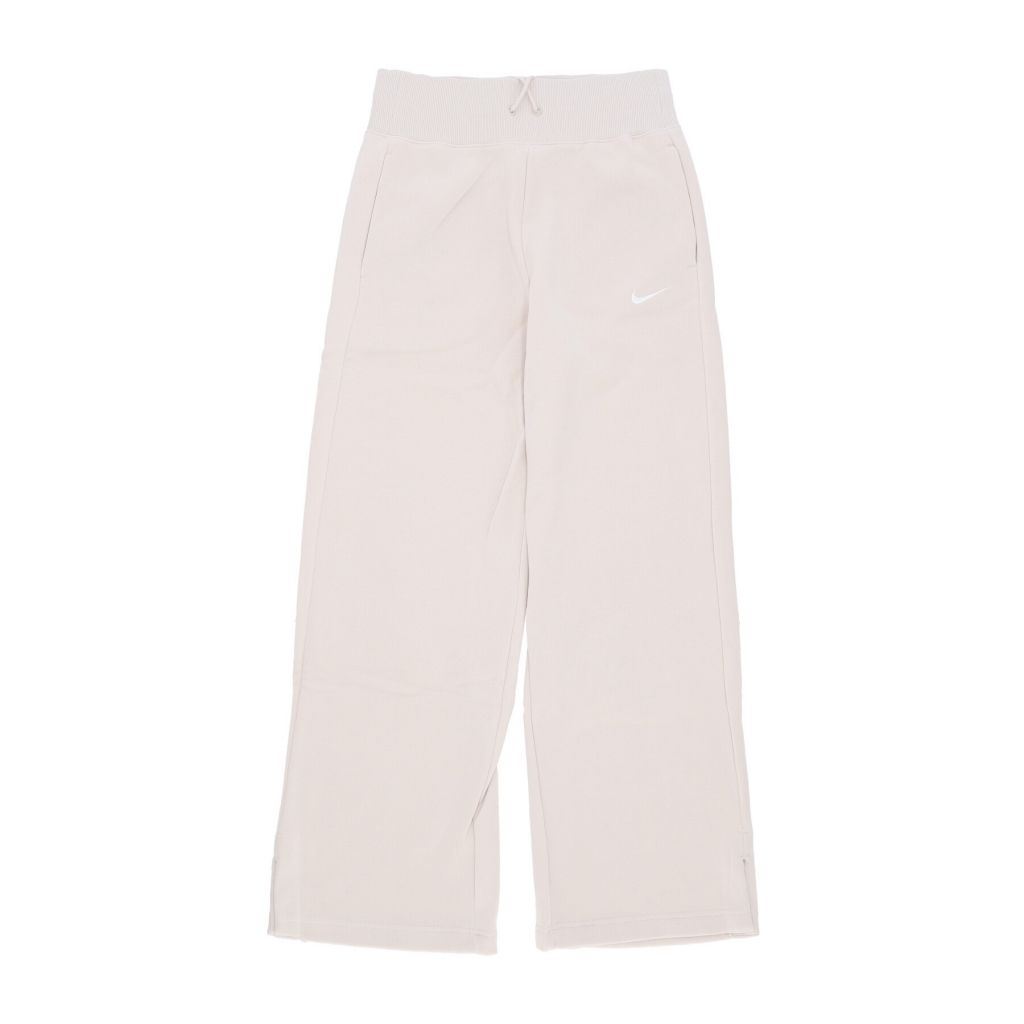 pantalone tuta felpato donna w sportswear phoenix fleece wide-leg pant LT OREWOOD BRN/SAIL