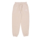 pantalone tuta felpato donna w sportswear club fleece mid-rise oversized pant SANDDRIFT/WHITE