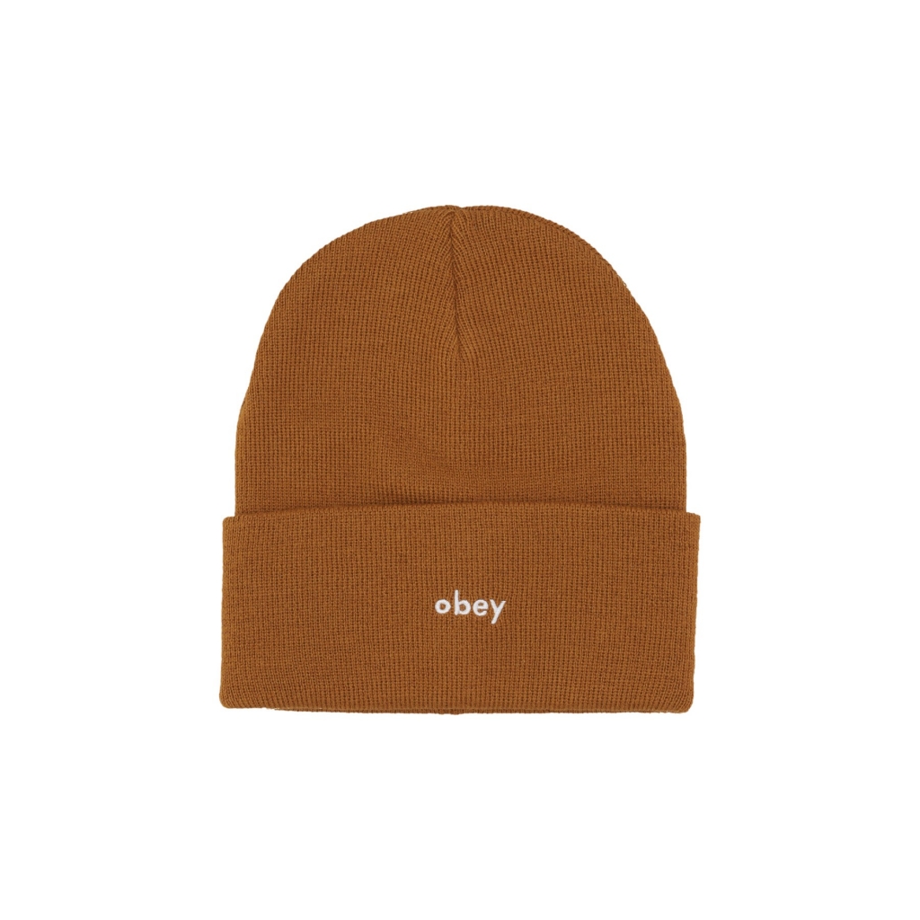 cappello uomo karma beanie RUBBER BROWN