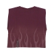 maglietta donna corrosive flames tee GRAPE