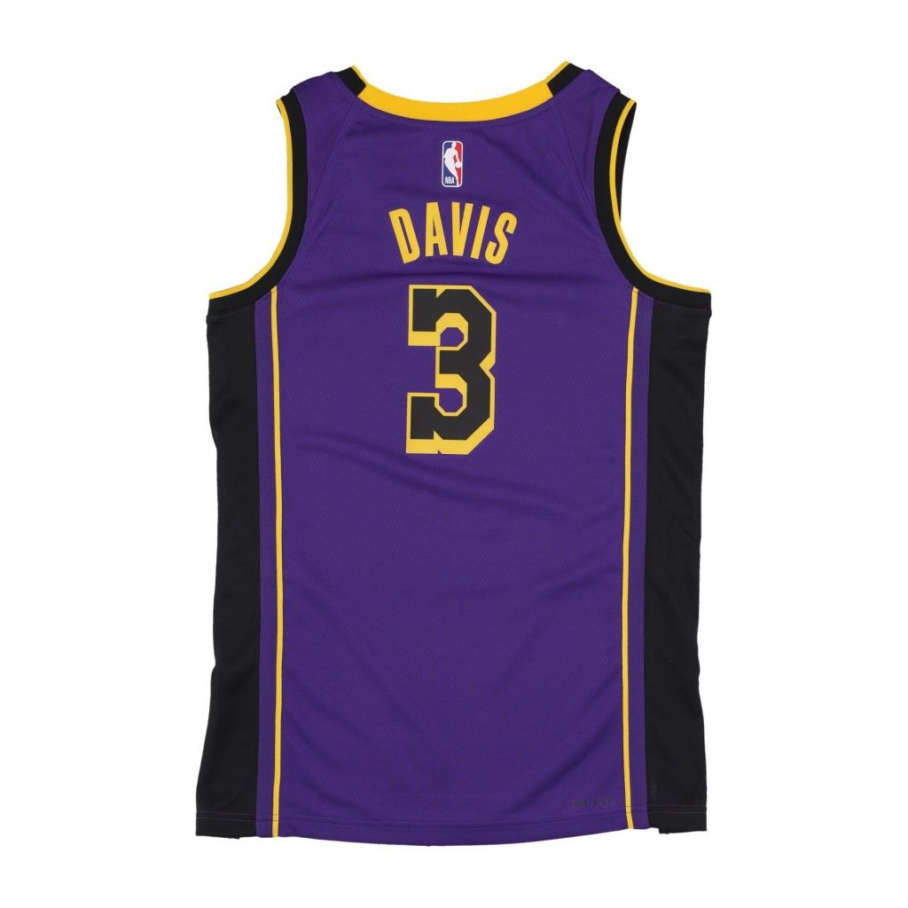 canotta basket uomo nba statement 22 dri-fit swingman jersey no 3 anthony davis loslak FIELD PURPLE