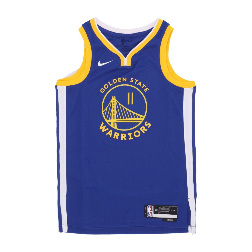 canotta basket uomo nba icon edition 22 dri-fit swingman jersey no 11 klay thompson golwar RUSH BLUE