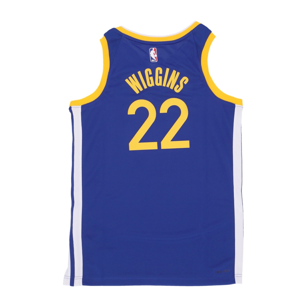 canotta basket uomo nba icon edition 22 dri-fit swingman jersey no 22 andrew wiggins golwar RUSH BLUE