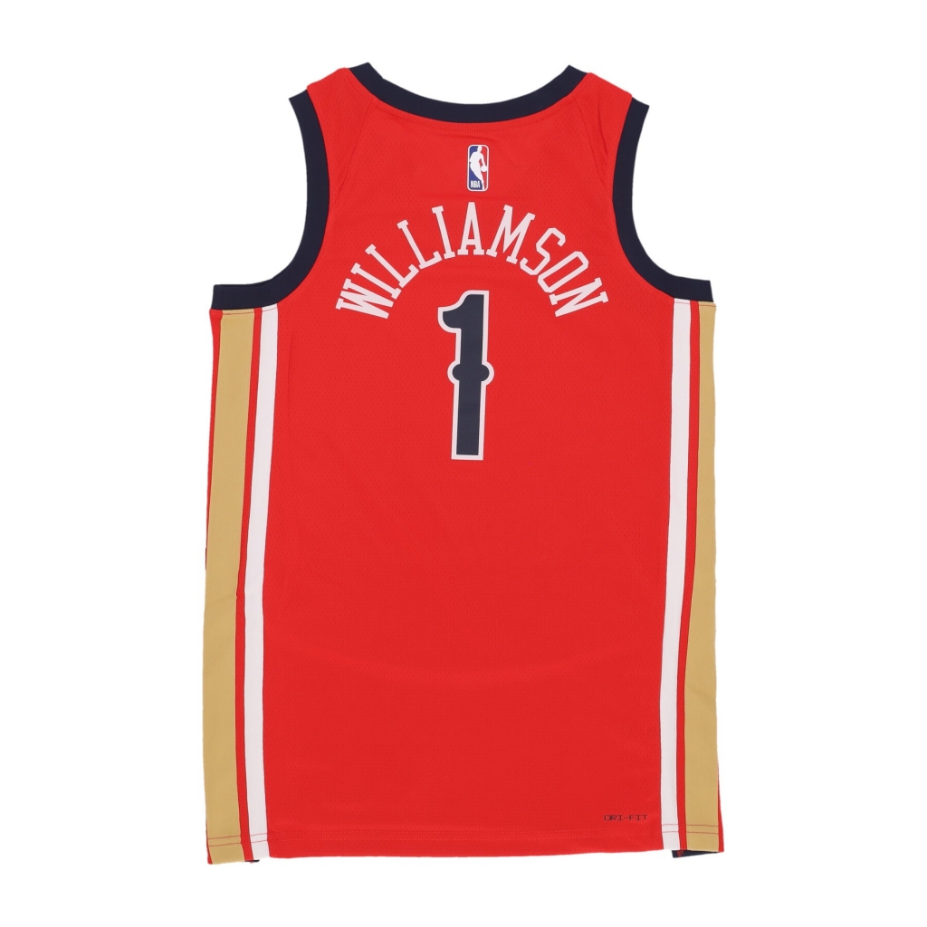 canotta basket uomo nba statement edition 23 dri-fit swingman jersey no 1 zion williamson neopel UNIVERSITY RED