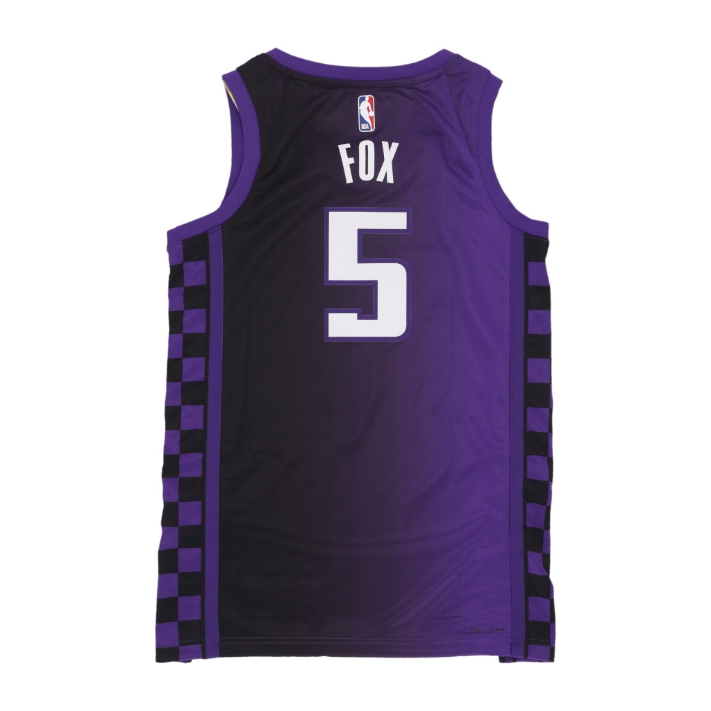 canotta basket uomo nba statement edition 23 dri-fit swingman jersey no 5 deaaron fox sackin FIELD PURPLE