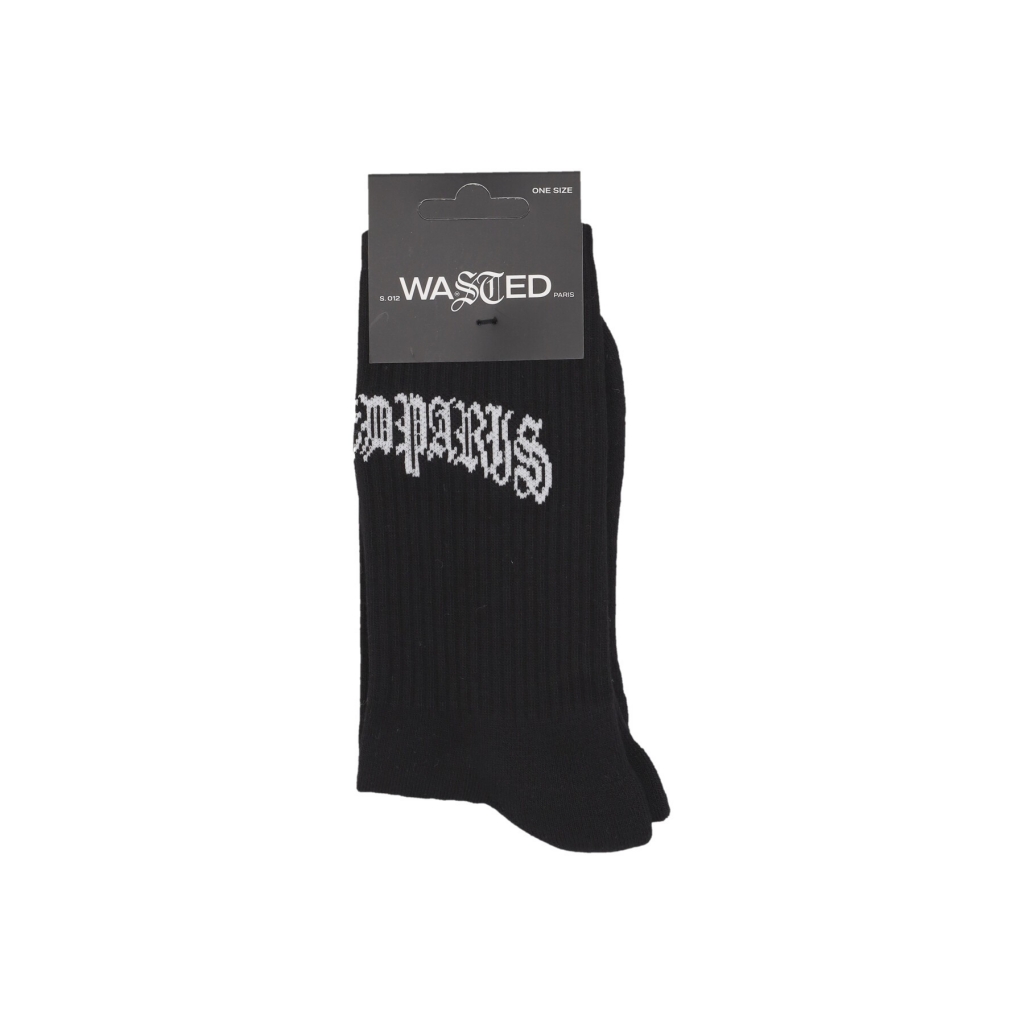 calza media uomo kingdom socks BLACK