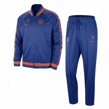 completo tuta uomo nba courtside starting five dri fit tracksuit neykni RUSH BLUE/BRILLIANT ORANGE