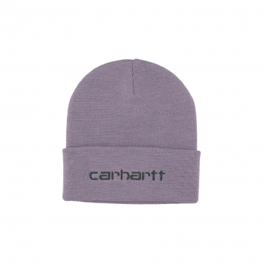 cappello uomo script beanie GLASSY PURPLE/DISCOVERY GREEN