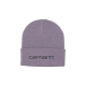 cappello uomo script beanie GLASSY PURPLE/DISCOVERY GREEN