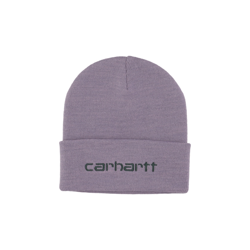 cappello uomo script beanie GLASSY PURPLE/DISCOVERY GREEN