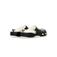 mule uomo nba brooklyn nets classic clog WHITE/BLACK