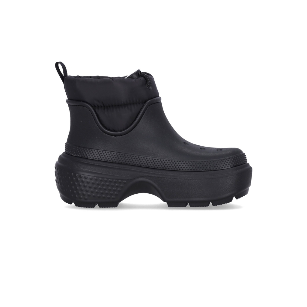 scarponcino alto uomo stomp puff boot BLACK