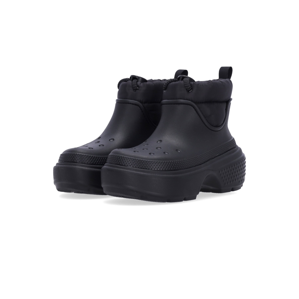 scarponcino alto uomo stomp puff boot BLACK