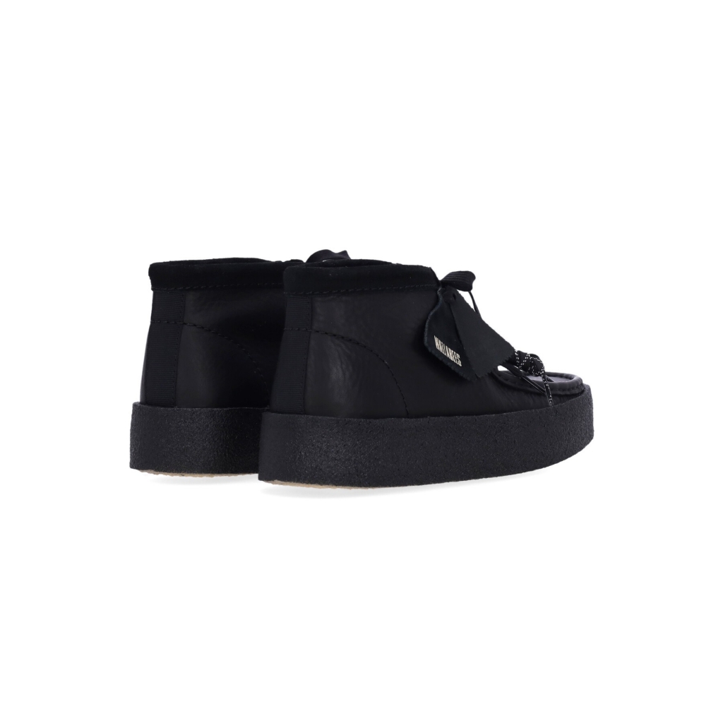 scarpa lifestyle uomo wallabee cup bt BLACK LEATHER