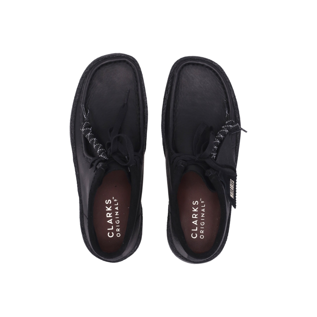 scarpa lifestyle uomo wallabee cup bt BLACK LEATHER