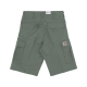 pantalone corto uomo regular cargo short PARK RINSED