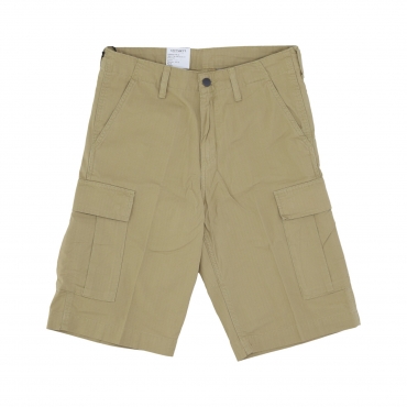 pantalone corto uomo regular cargo short AGATE RINSED