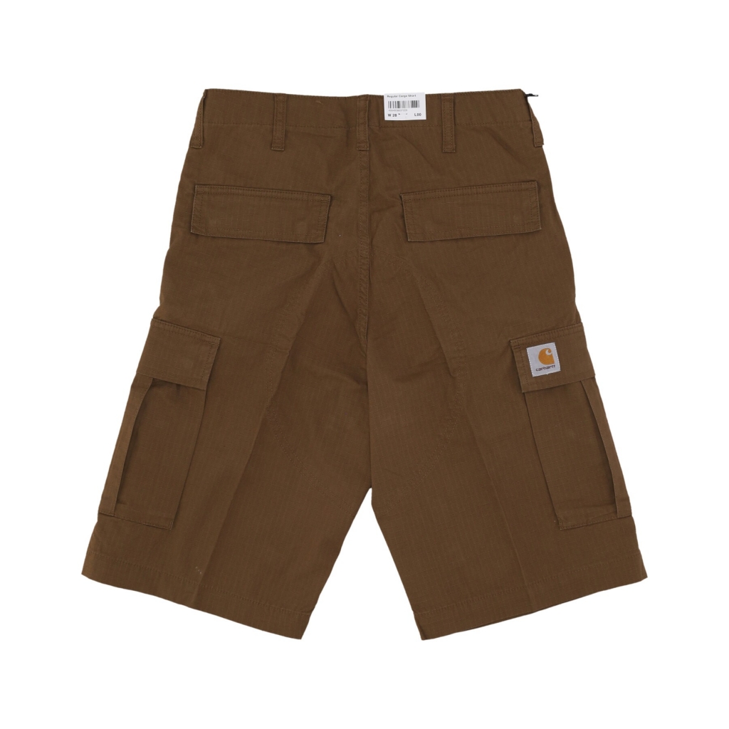 pantalone corto uomo regular cargo short LUMBER RINSED