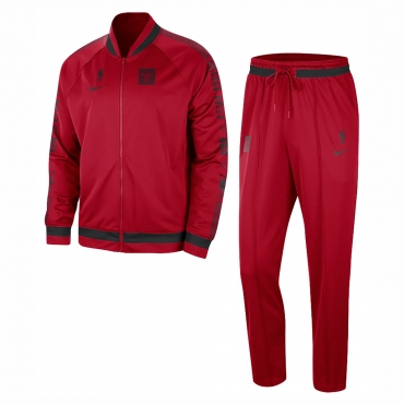 completo tuta uomo nba courtside starting five dri fit tracksuit chibul UNIVERSITY RED/BLACK