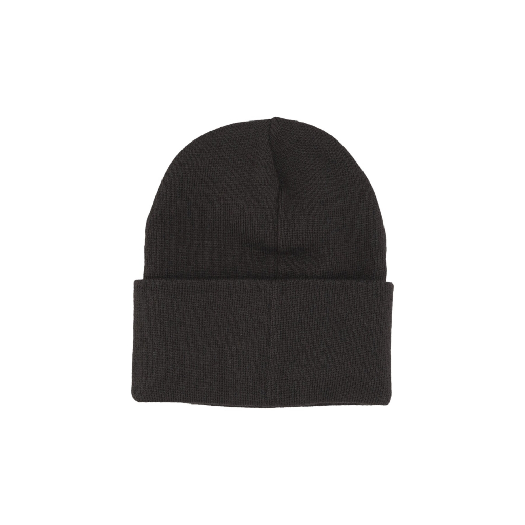 cappello uomo classic logo label beanie GREY