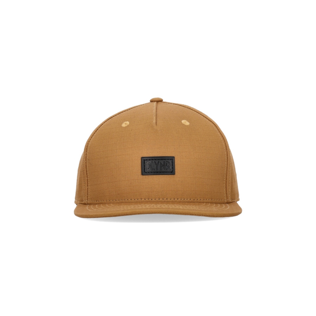 cappellino visiera piatta uomo ripstop snapback BEIGE