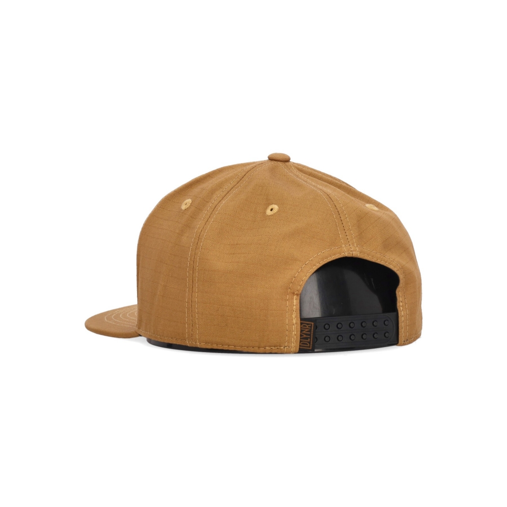 cappellino visiera piatta uomo ripstop snapback BEIGE