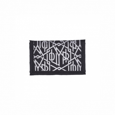 portafoglio uomo reflective monogram wallet BLACK