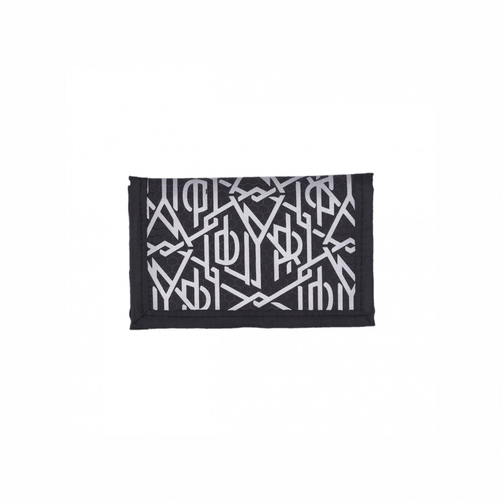 portafoglio uomo reflective monogram wallet BLACK