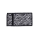 portafoglio uomo reflective monogram wallet BLACK