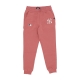 pantalone tuta felpato uomo mlb emb burnside track pant neyyan SEDONA PINK