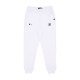 pantalone tuta felpato uomo mlb base runner emb burnside pant neyyan WHITE WASH