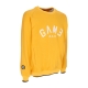 felpa girocollo uomo arch logo crew MUSTARD