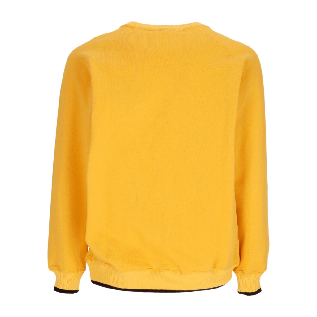 felpa girocollo uomo arch logo crew MUSTARD